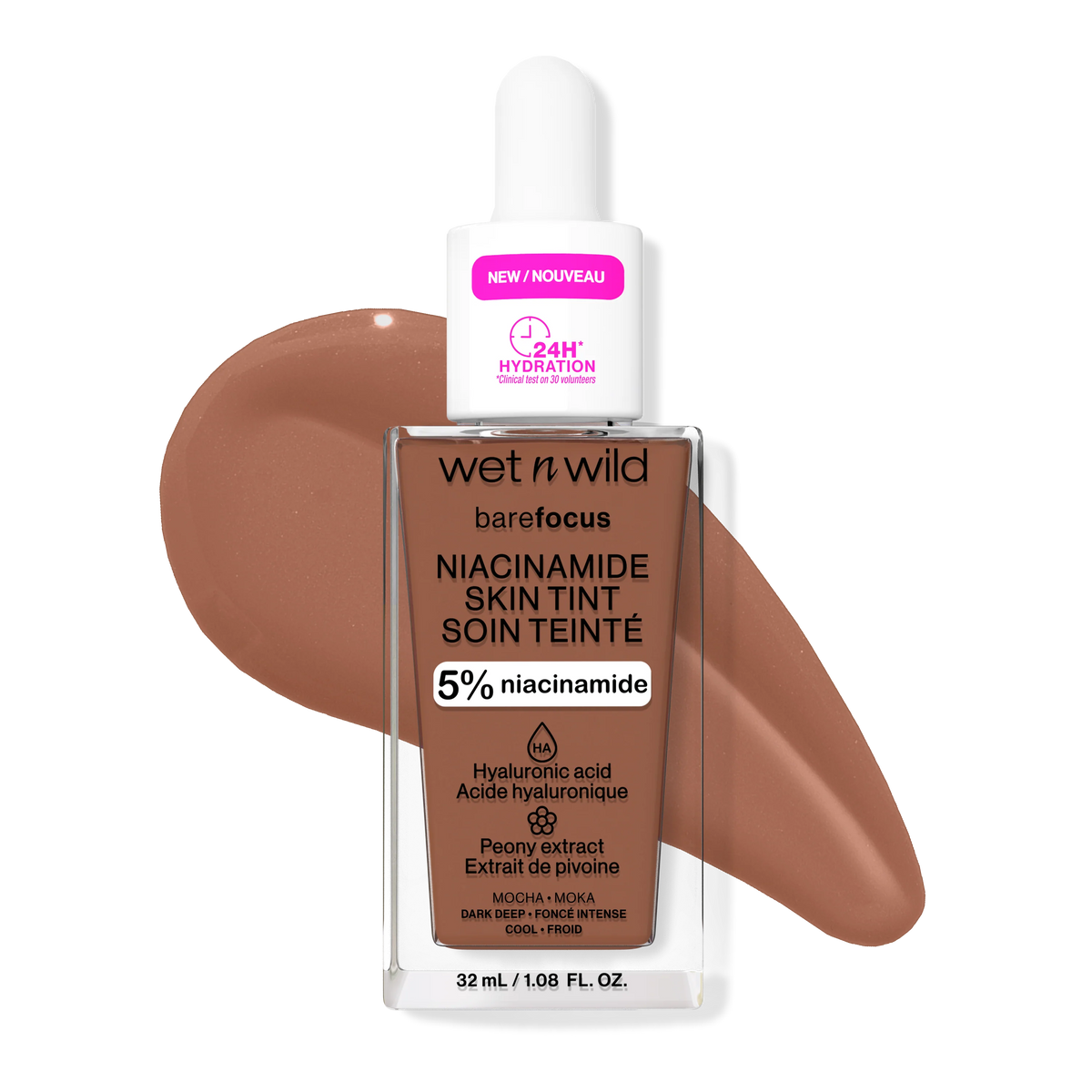 Bare Focus Niacinamide Skin Tint | Mocha
