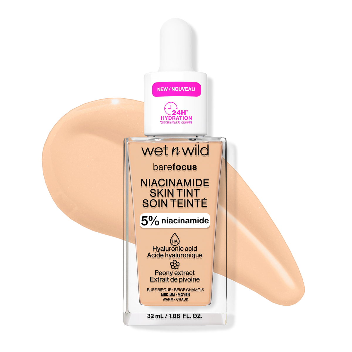 Bare Focus Niacinamide Skin Tint | Buff Bisque